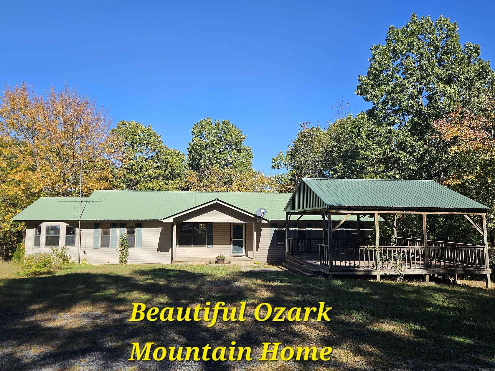 17 Acres of Recreational Land with Home for Sale in Marshall, Arkansas