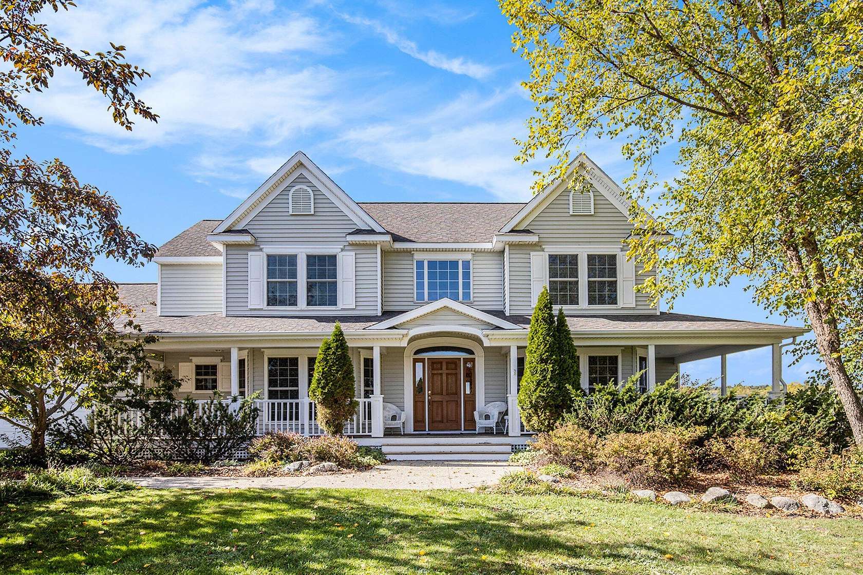 9 Acres of Residential Land with Home for Sale in Rockford, Michigan