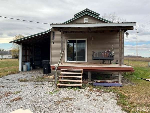 2 Acres of Residential Land with Home for Auction in Ossian, Indiana