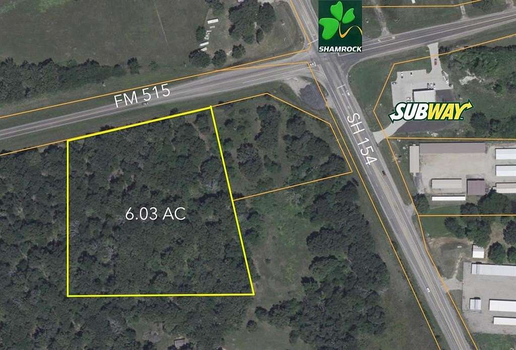 6 Acres of Mixed-Use Land for Sale in Yantis, Texas