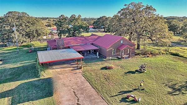 37.6 Acres of Agricultural Land with Home for Sale in Bowie, Texas