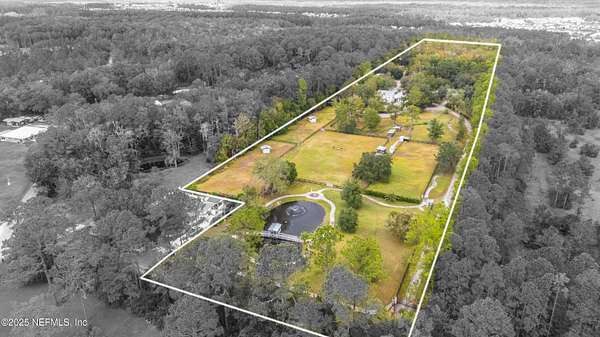 13.5 Acres of Land with Home for Sale in St. Augustine, Florida