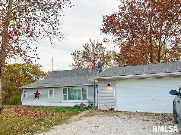 12 Acres of Recreational Land with Home for Sale in Cuba, Illinois