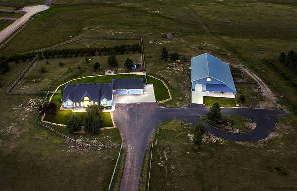8.1 Acres of Land with Home for Sale in Cheyenne, Wyoming