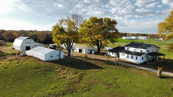20 Acres of Agricultural Land with Home for Sale in Vevay, Indiana