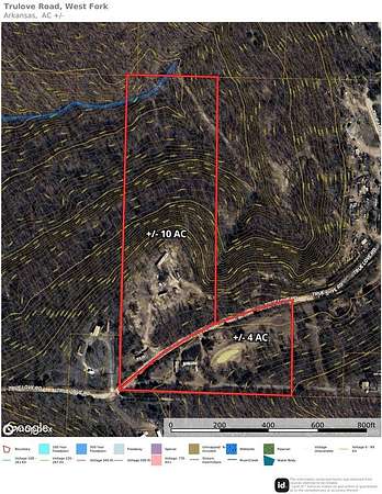 14 Acres of Land for Sale in West Fork, Arkansas