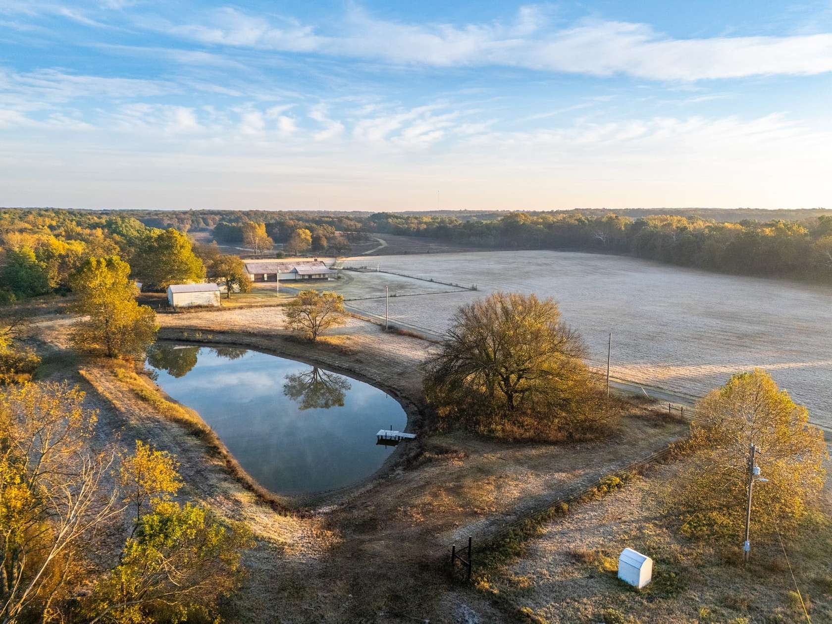 155 Acres of Land with Home for Sale in Jennings, Oklahoma