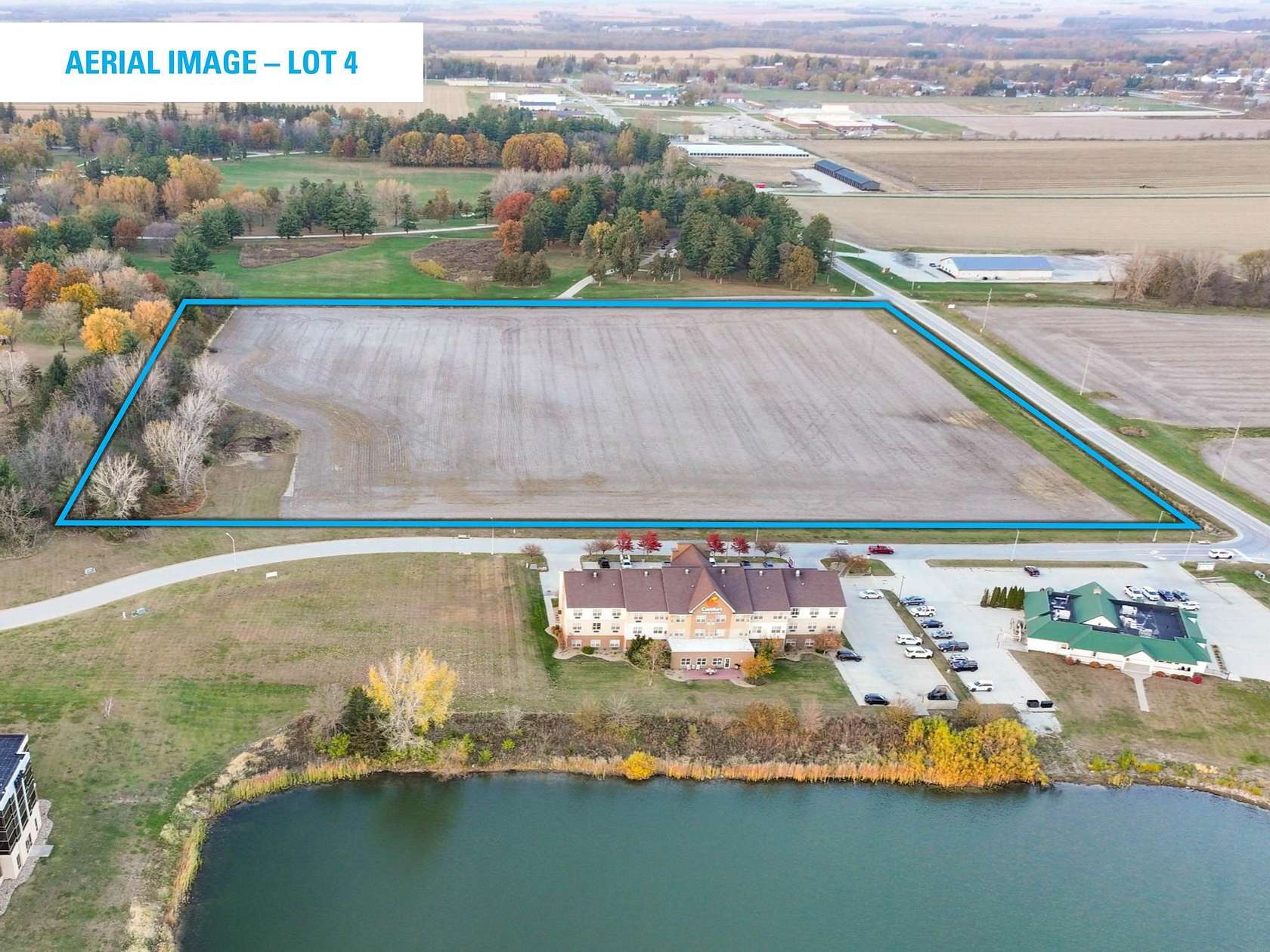 18.8 Acres of Commercial Land for Sale in Independence, Iowa