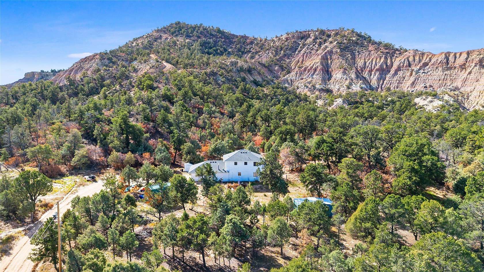 23.2 Acres of Recreational Land with Home for Sale in Lindrith, New Mexico