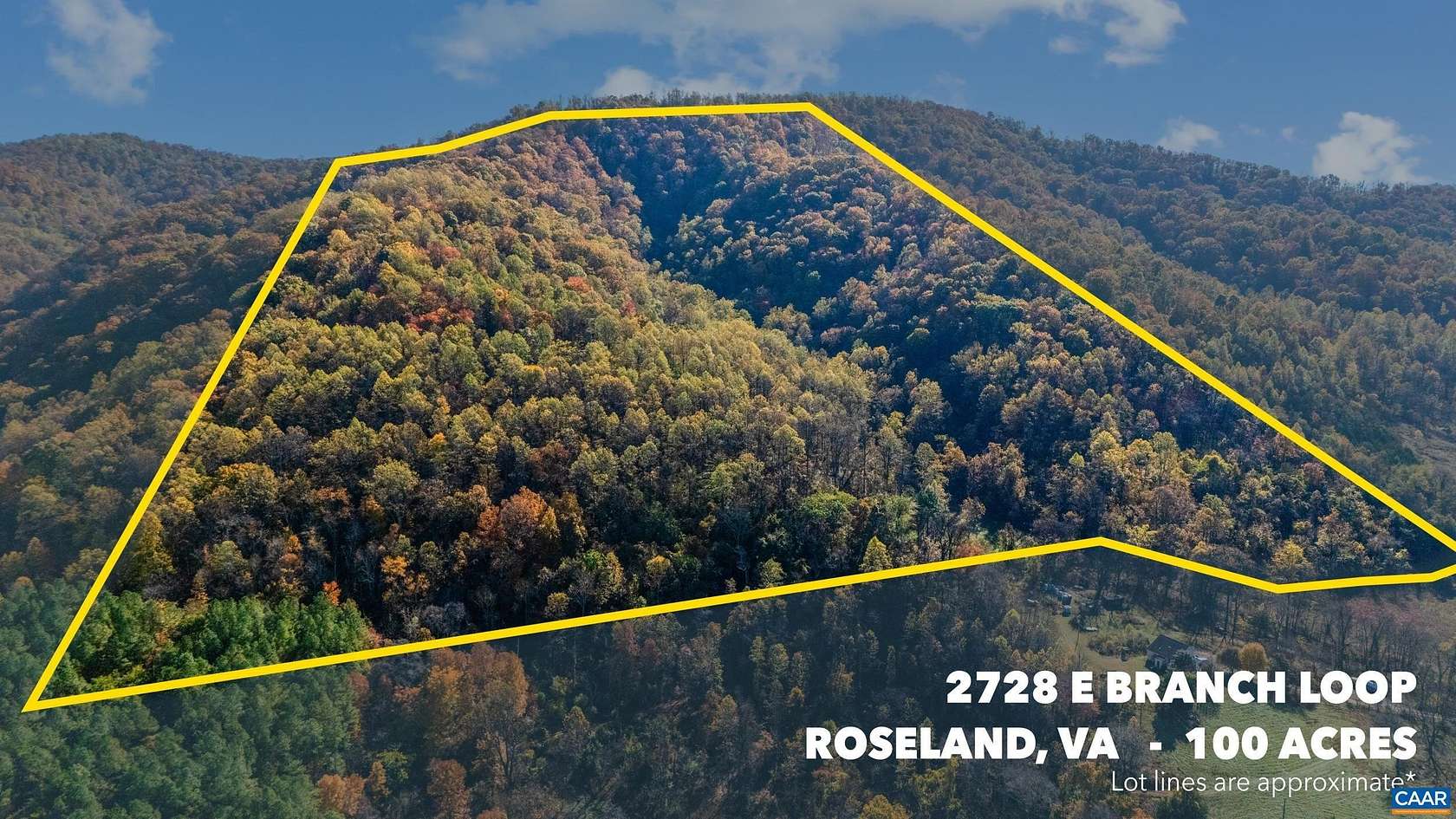102 Acres of Land with Home for Sale in Roseland, Virginia