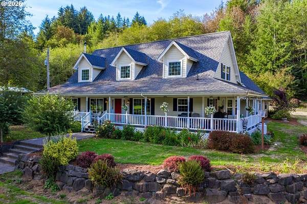 63.6 Acres of Agricultural Land with Home for Sale in Logsden, Oregon