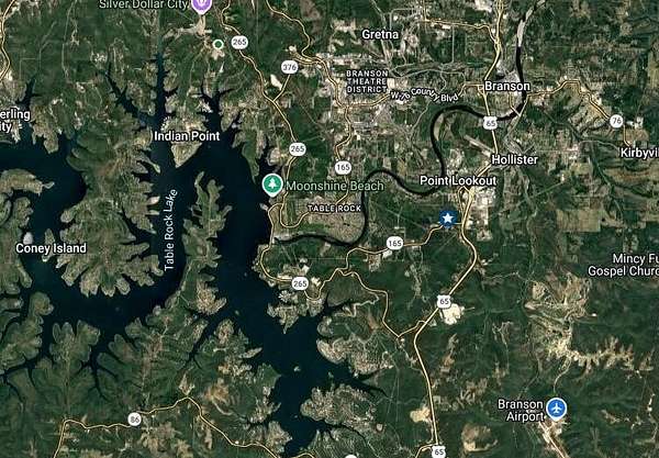 119 Acres of Recreational & Residential Land for Sale in Hollister, Missouri