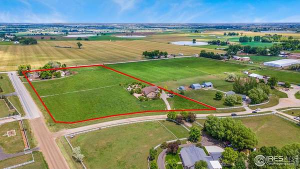 9.54 Acres of Residential Land with Home for Sale in Loveland, Colorado