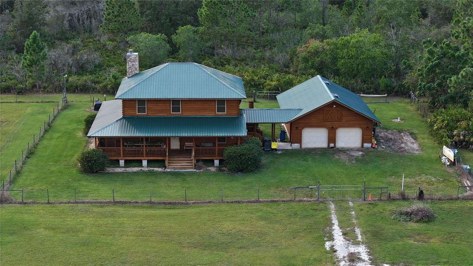 4 Acres of Residential Land with Home for Sale in Polk City, Florida