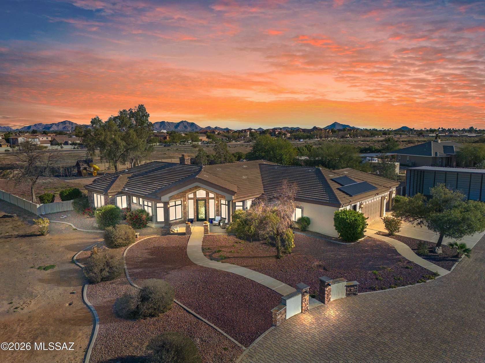 2.45 Acres of Land with Home for Sale in Casa Grande, Arizona