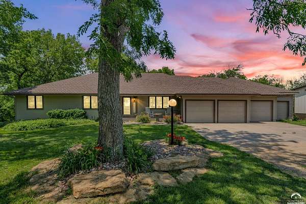 5.55 Acres of Residential Land with Home for Sale in Berryton, Kansas