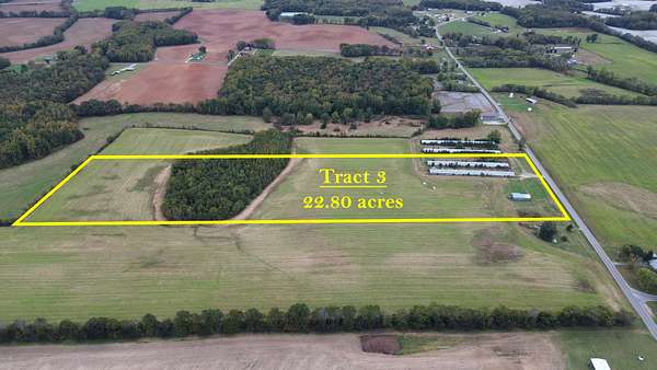 22.8 Acres of Recreational Land & Farm for Auction in Decherd, Tennessee