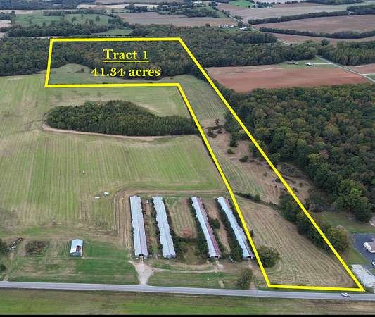 110 Acres of Recreational Land & Farm for Auction in Decherd, Tennessee