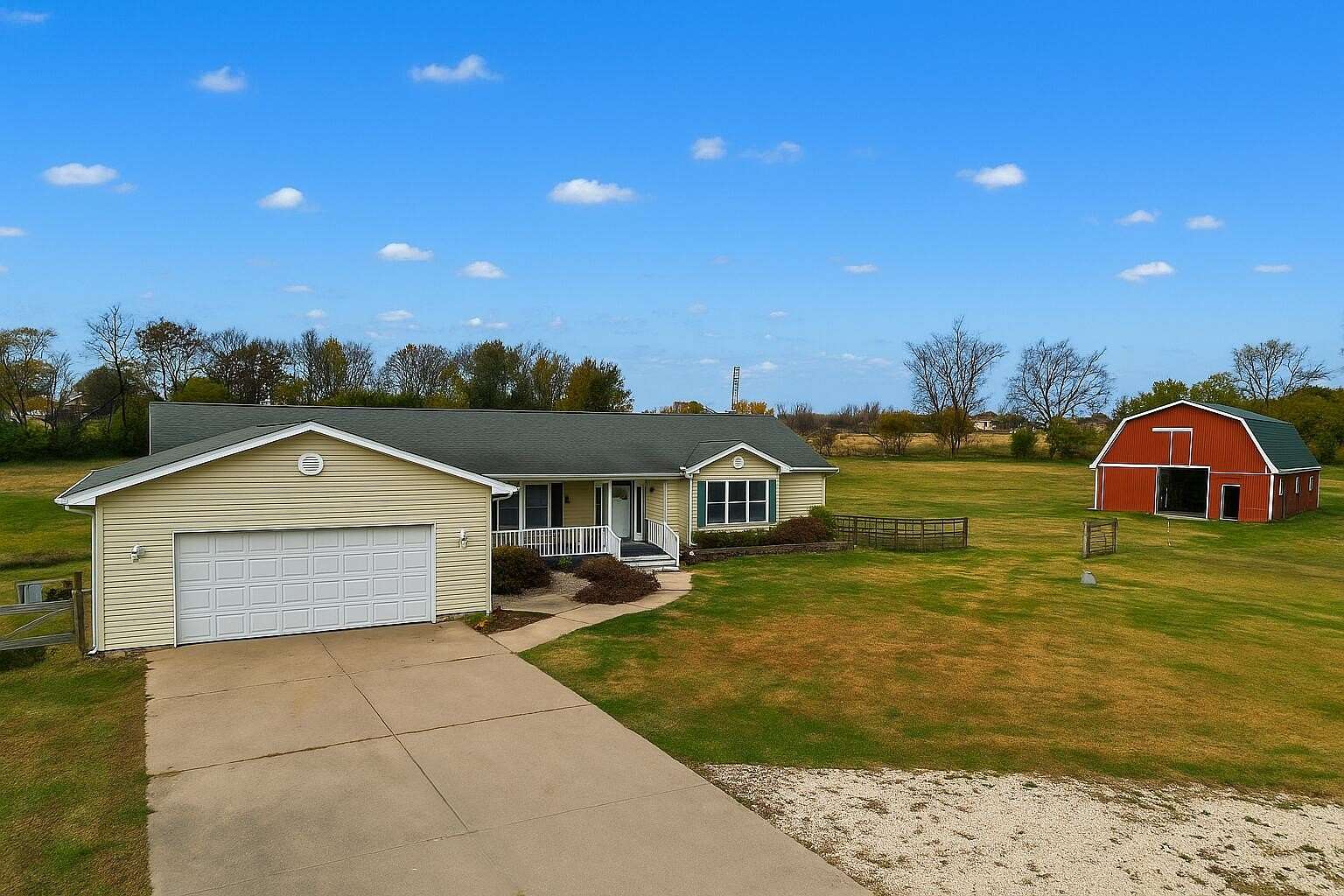 17 Acres of Land with Home for Sale in Hickory Corners, Michigan