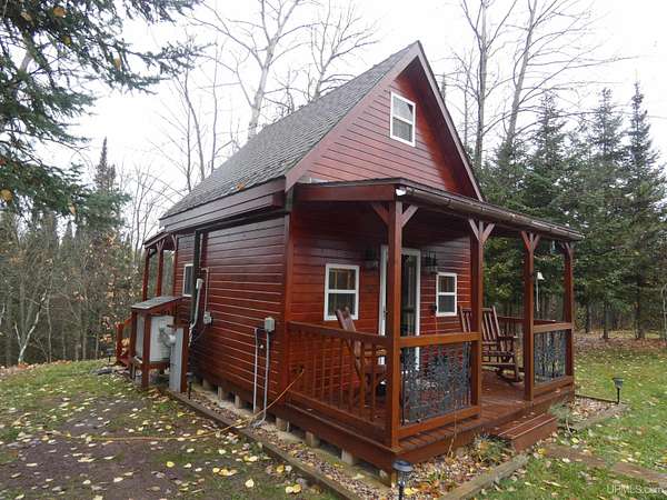 37 Acres of Recreational Land with Home for Sale in Bruce Crossing, Michigan