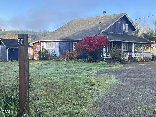 1.73 Acres of Residential Land with Home for Sale in Logsden, Oregon