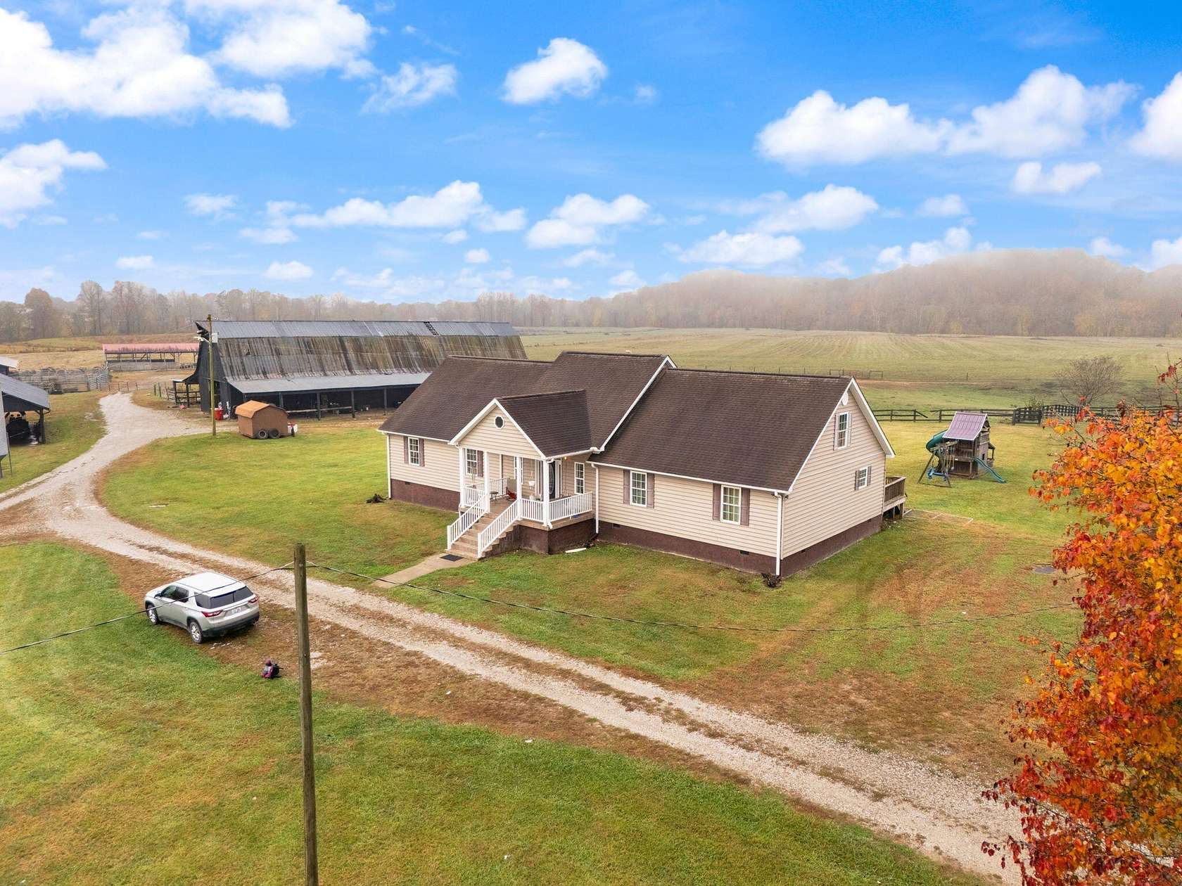 120 Acres of Agricultural Land with Home for Sale in Williamsburg, Kentucky
