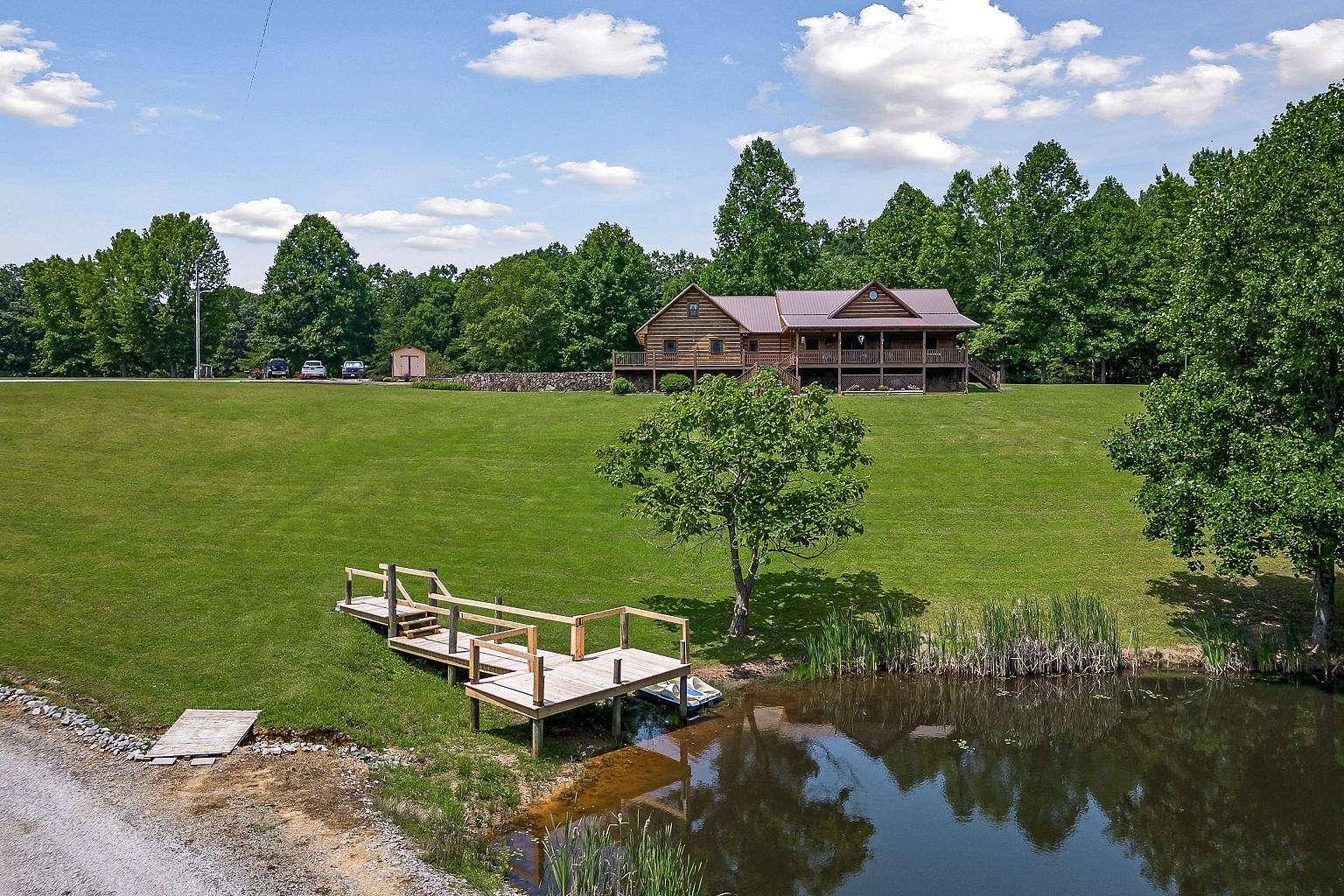 34.6 Acres of Recreational Land with Home for Sale in McMinnville, Tennessee