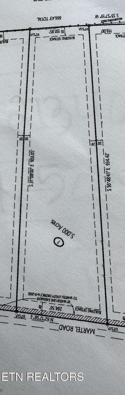 5 Acres of Residential Land for Sale in Lenoir City, Tennessee