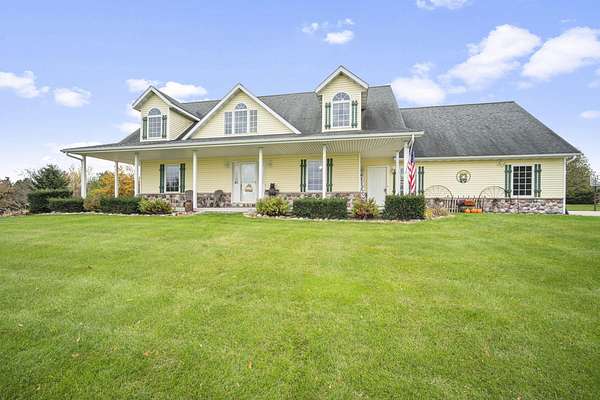 3 Acres of Residential Land with Home for Sale in Campbellsport, Wisconsin