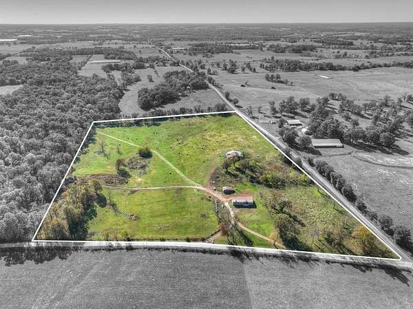 28.9 Acres of Land with Home for Sale in Stella, Missouri