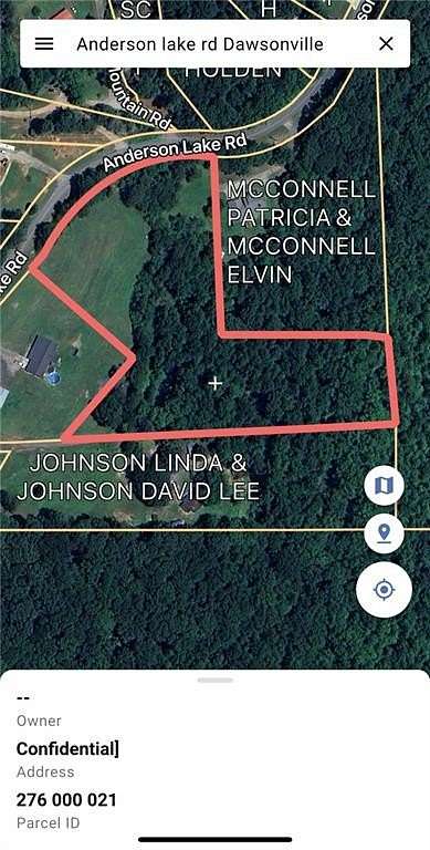 5 Acres of Agricultural Land for Sale in Dawsonville, Georgia