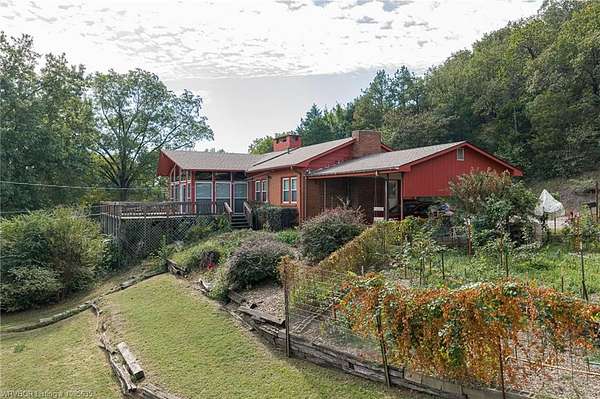 22.7 Acres of Land with Home for Sale in Fort Smith, Arkansas