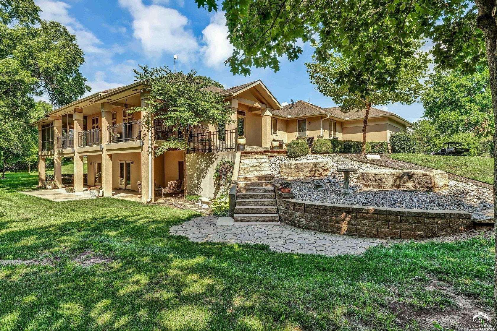 20.1 Acres of Recreational Land with Home for Sale in Lecompton, Kansas