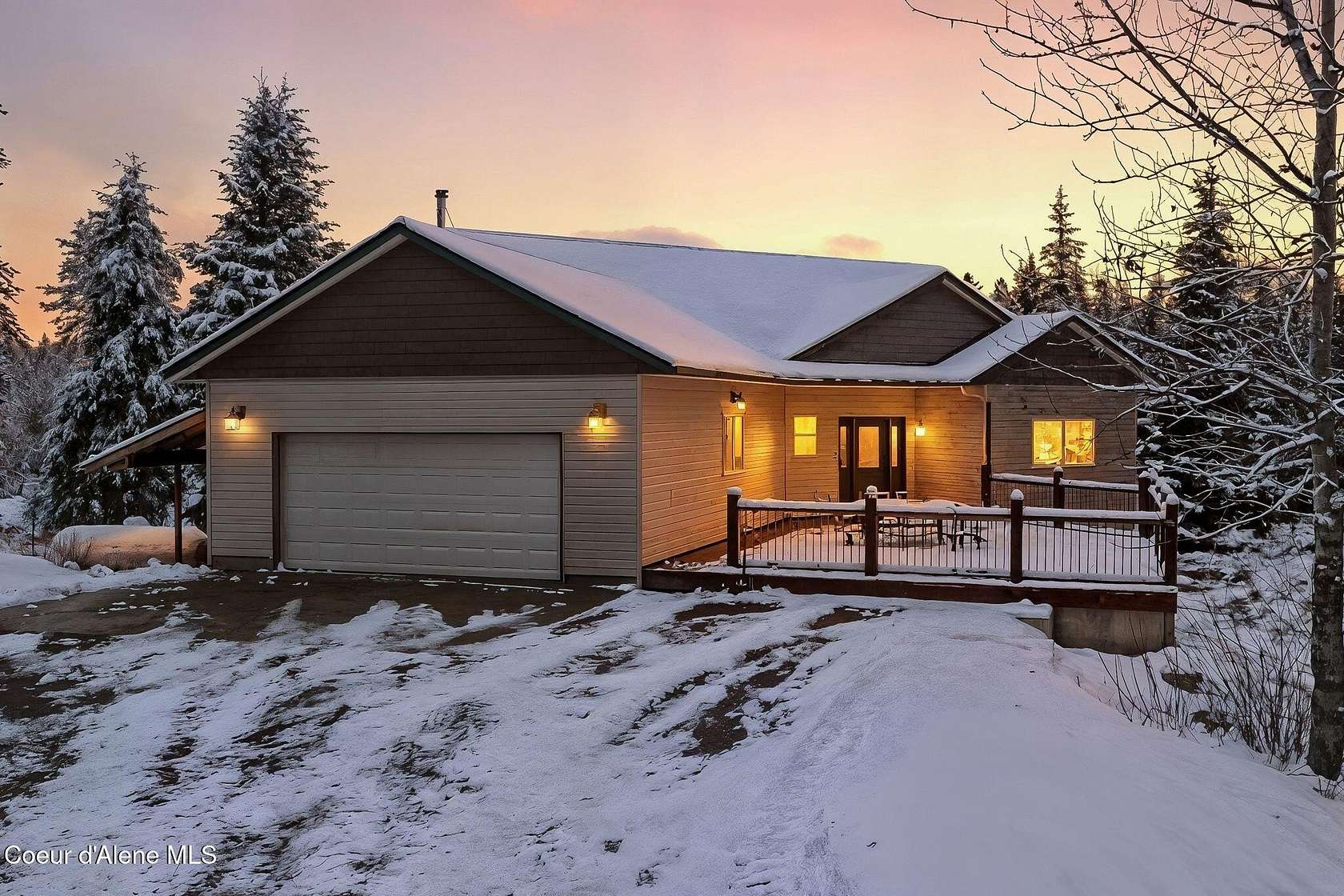 10 Acres of Residential Land with Home for Sale in Blanchard, Idaho