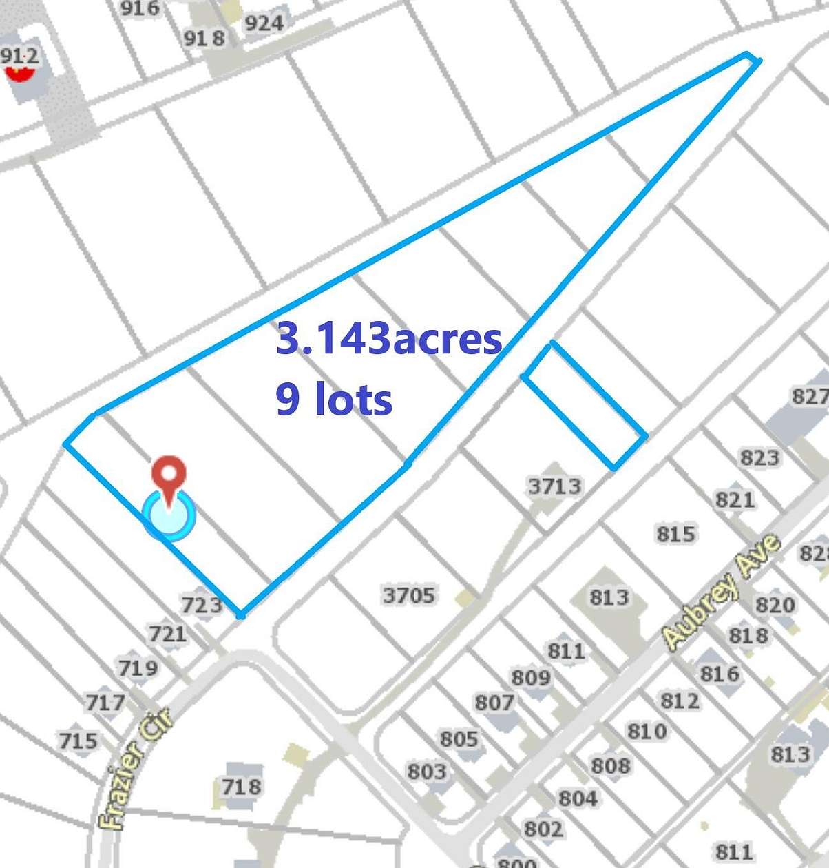 3.14 Acres of Residential Land for Sale in Chattanooga, Tennessee