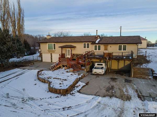 4.5 Acres of Residential Land with Home for Sale in Riverton, Wyoming