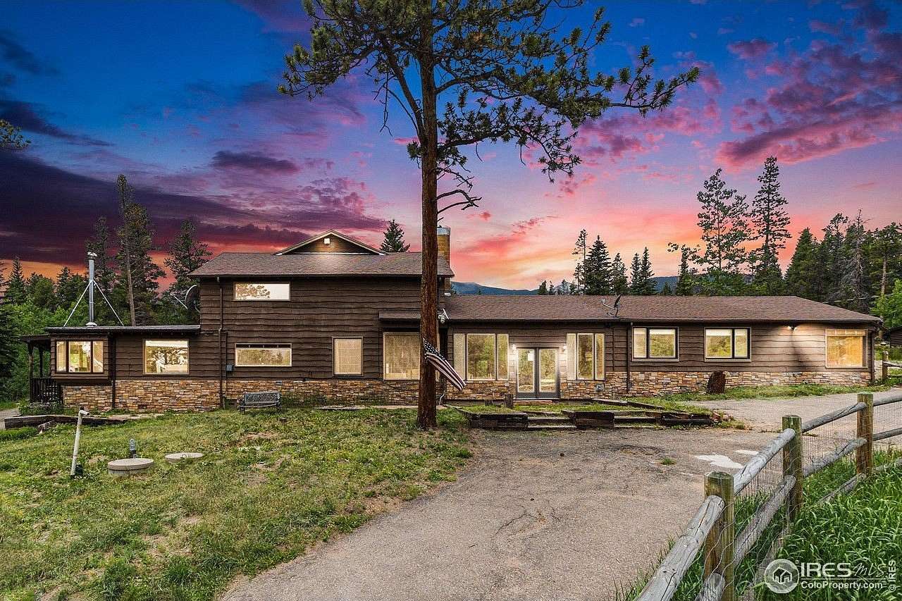 7 Acres of Residential Land with Home for Sale in Allenspark, Colorado