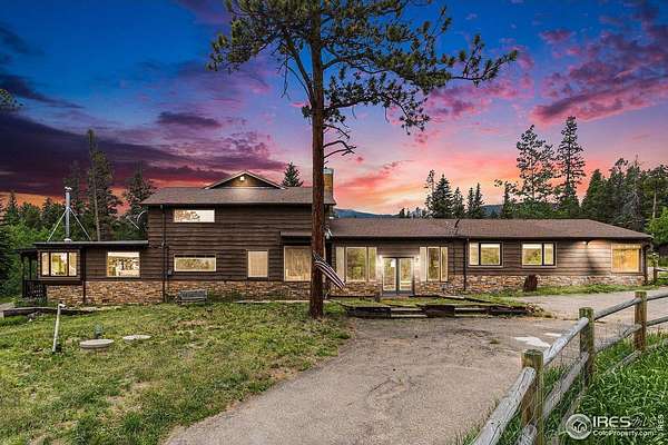 7 Acres of Residential Land with Home for Sale in Allenspark, Colorado