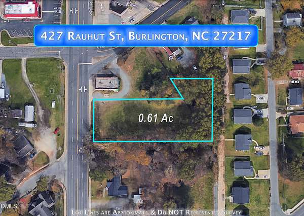 0.62 Acres of Mixed-Use Land for Sale in Burlington, North Carolina