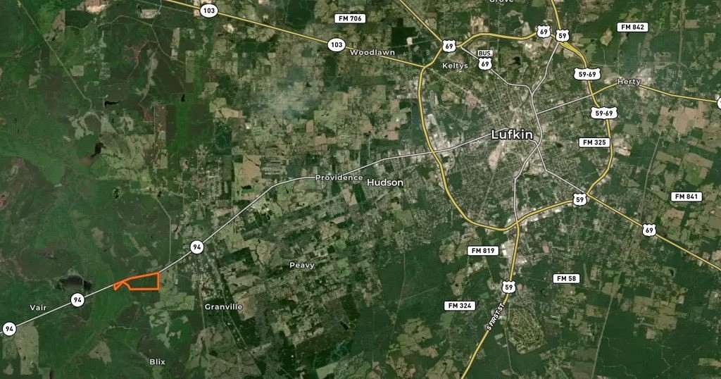 60 Acres of Land for Sale in Lufkin, Texas