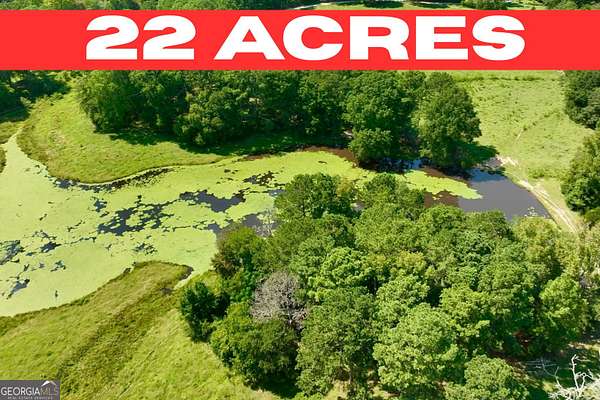 21.9 Acres of Land with Home for Sale in Franklin, Georgia
