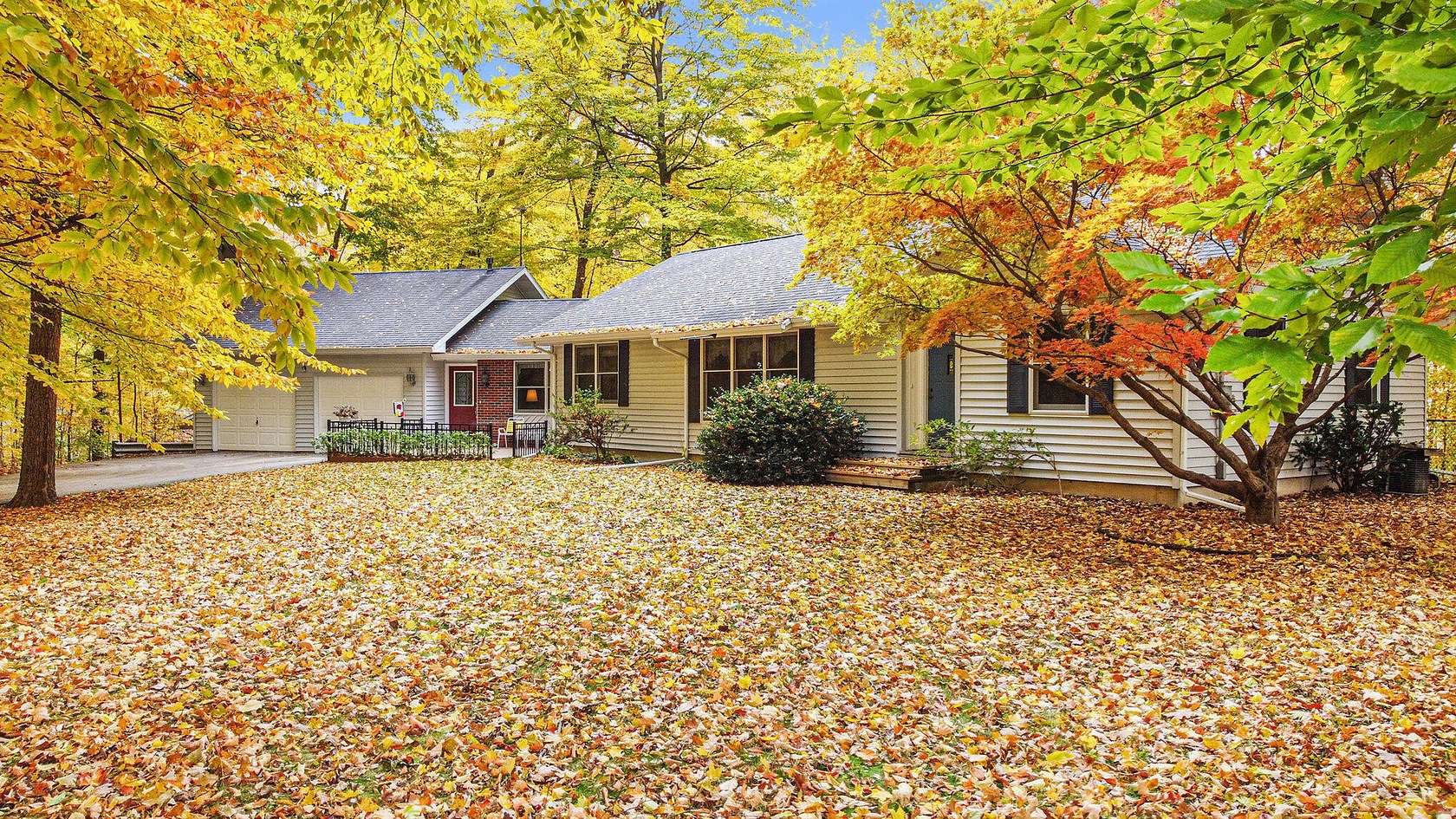 10.9 Acres of Land with Home for Sale in Dowling, Michigan