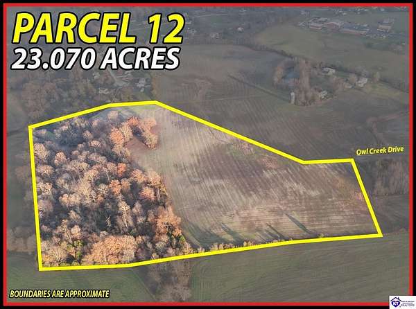 23 Acres of Recreational Land for Sale in Vine Grove, Kentucky