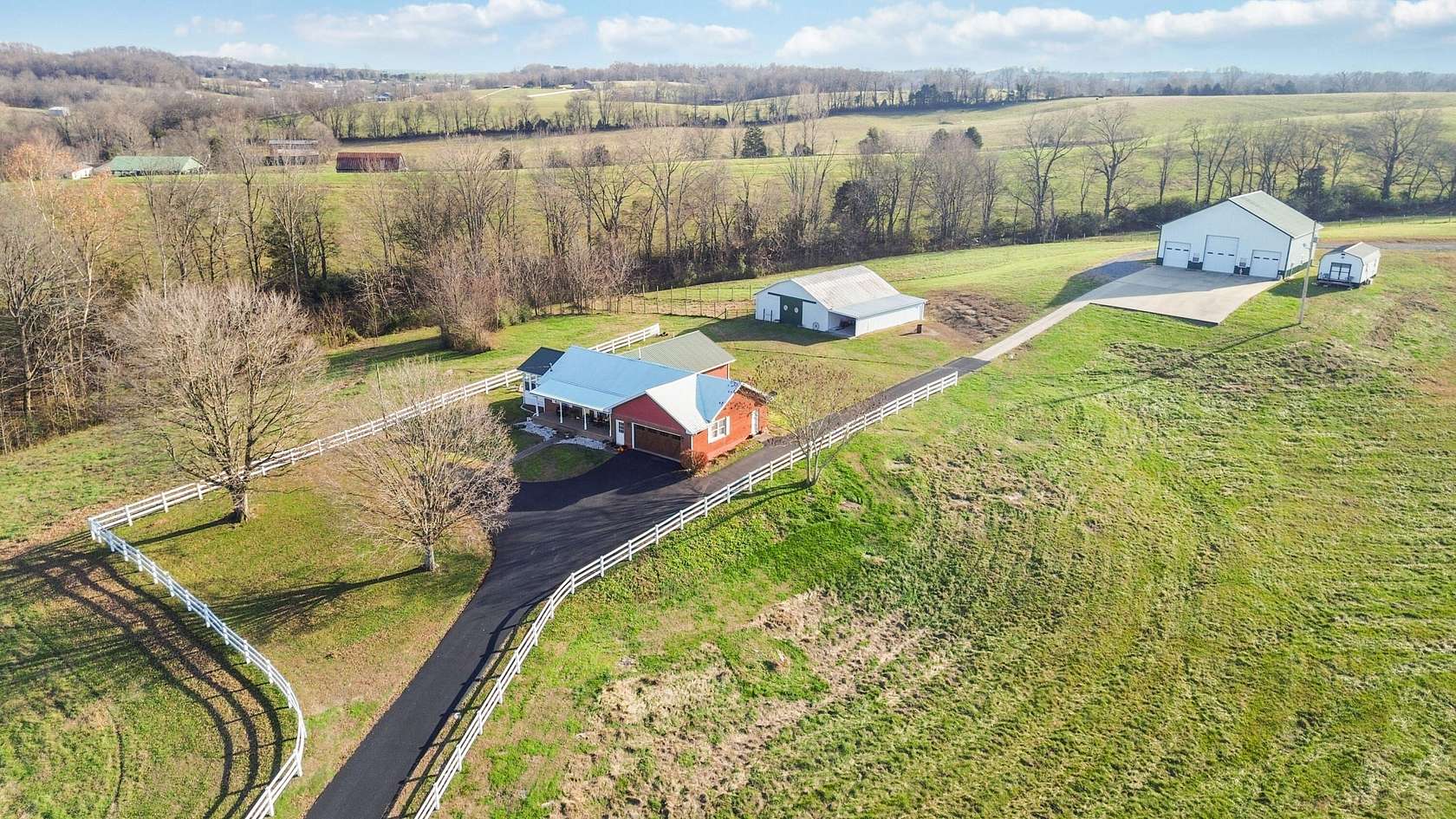 11 Acres of Land with Home for Sale in Greensburg, Kentucky