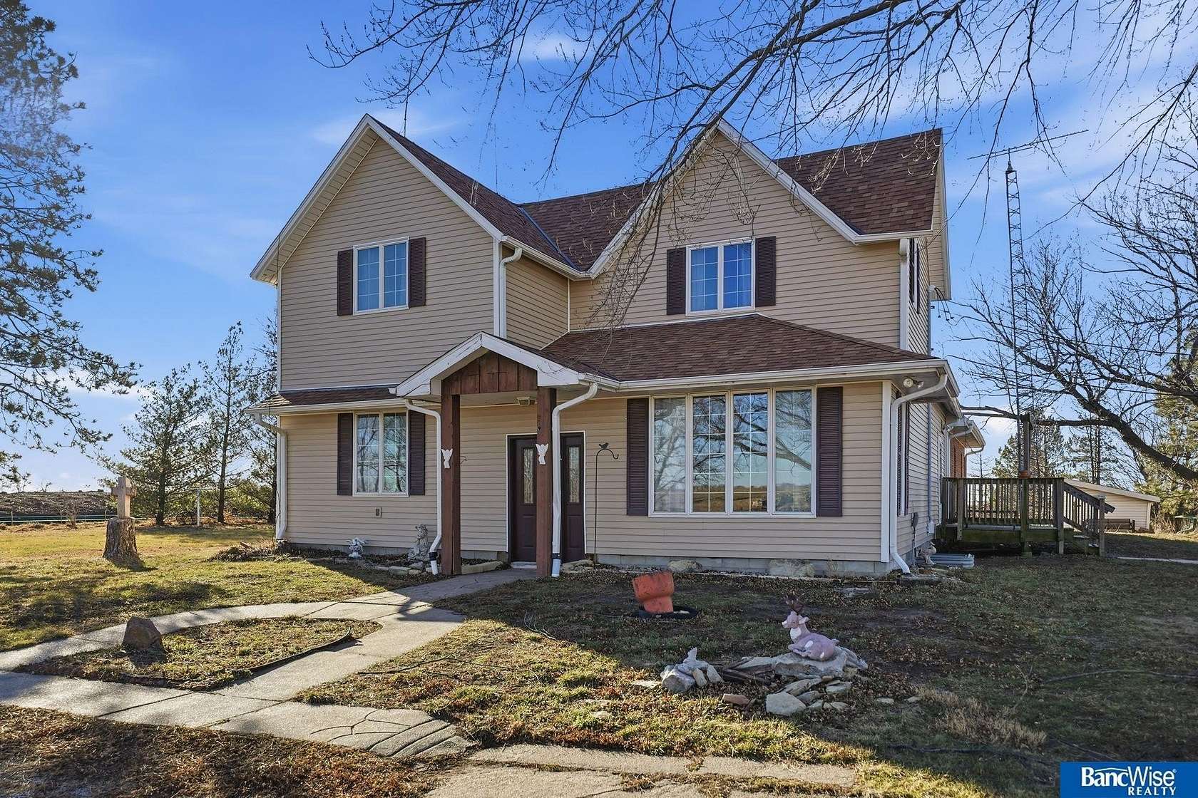 9.53 Acres of Residential Land with Home for Sale in Martell, Nebraska