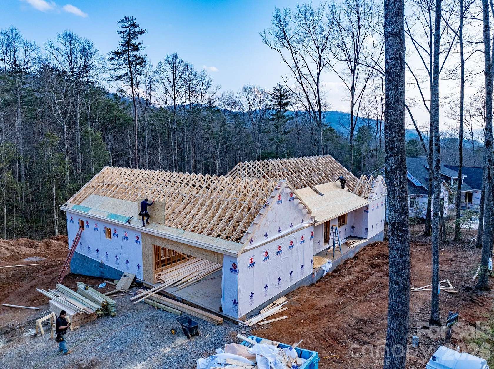 1.79 Acres of Land with Home for Sale in Etowah, North Carolina