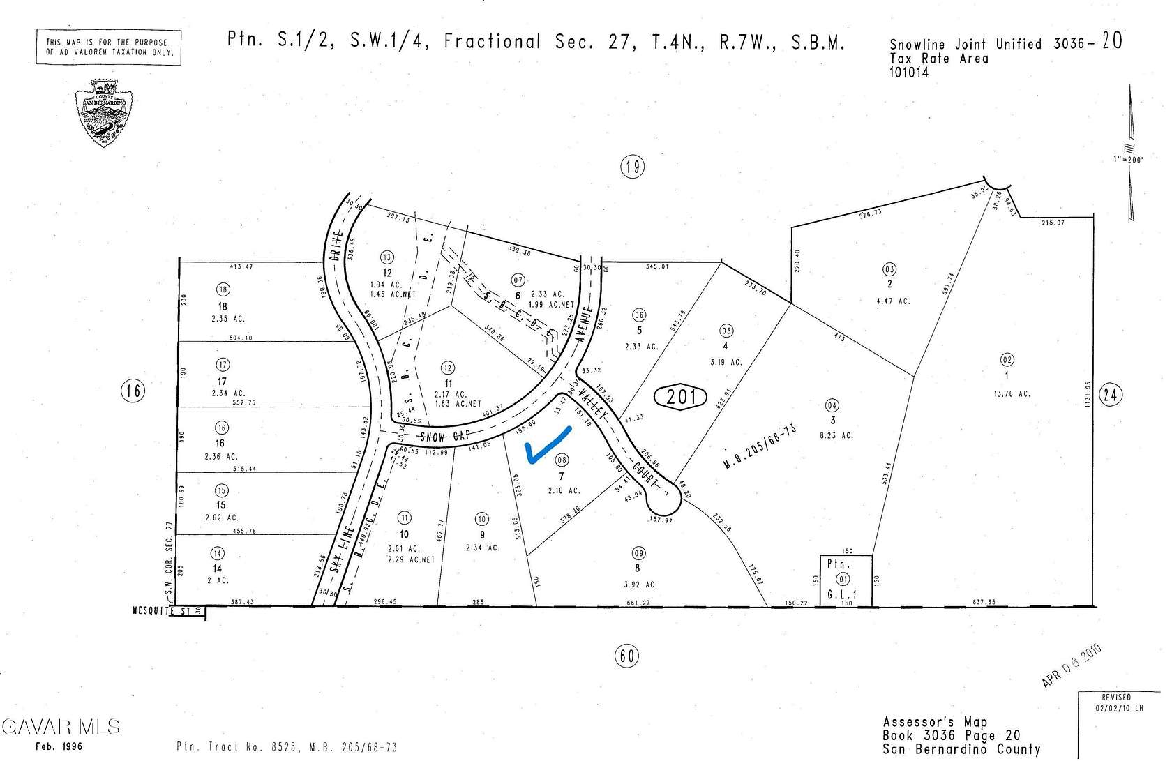 2.1 Acres of Residential Land for Sale in Piñon Hills, California