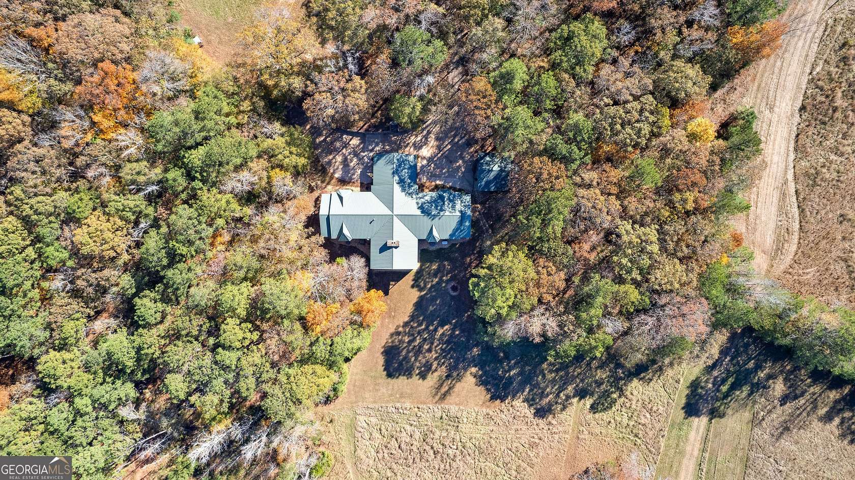5 Acres of Residential Land with Home for Sale in Woodland, Georgia