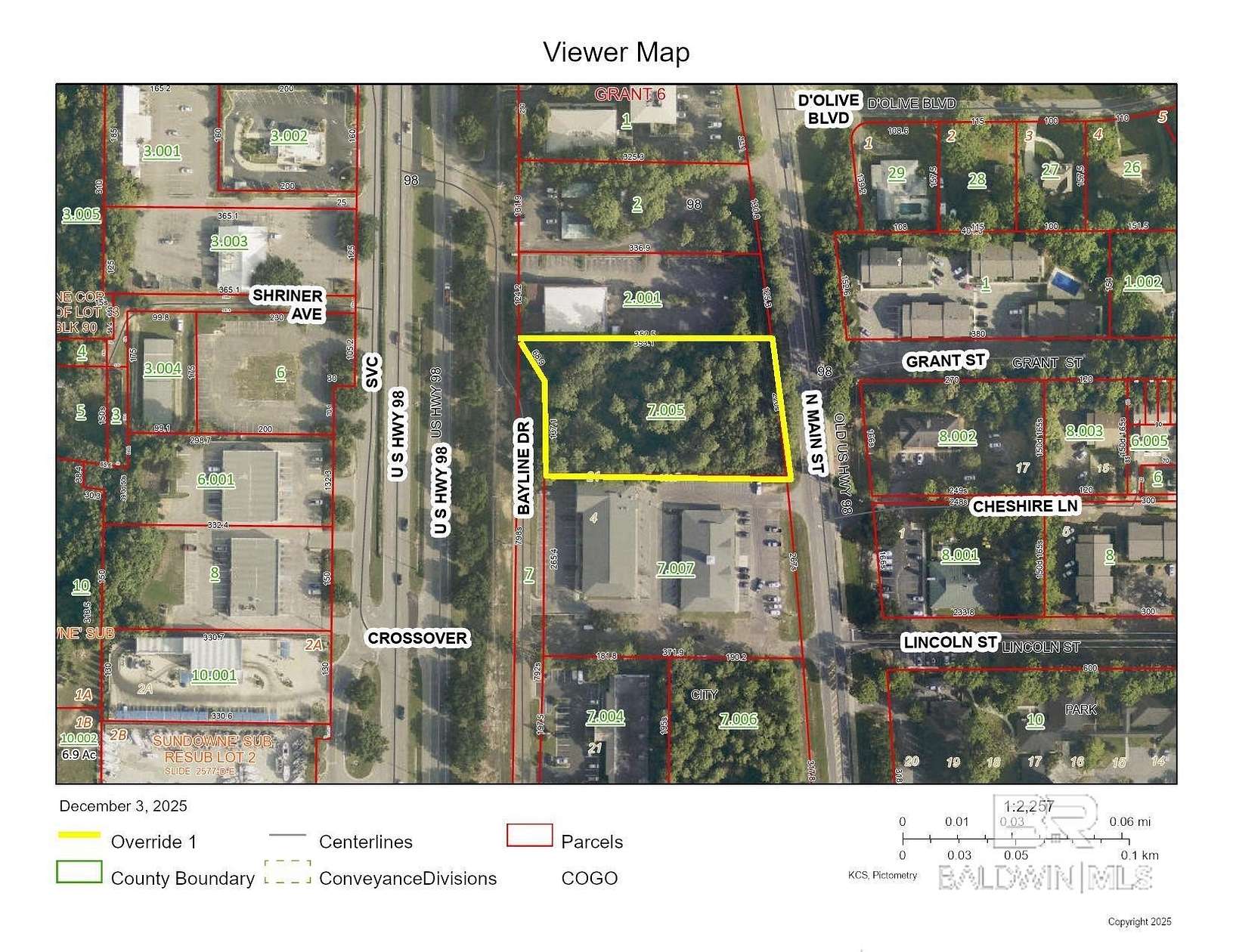 1.55 Acres of Commercial Land for Sale in Daphne, Alabama
