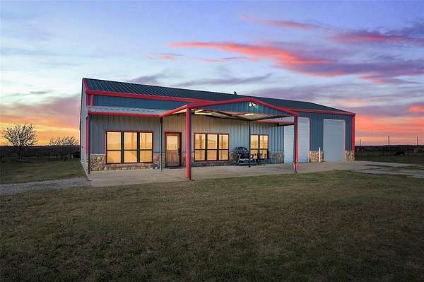 24 Acres of Agricultural Land with Home for Sale in Ponder, Texas